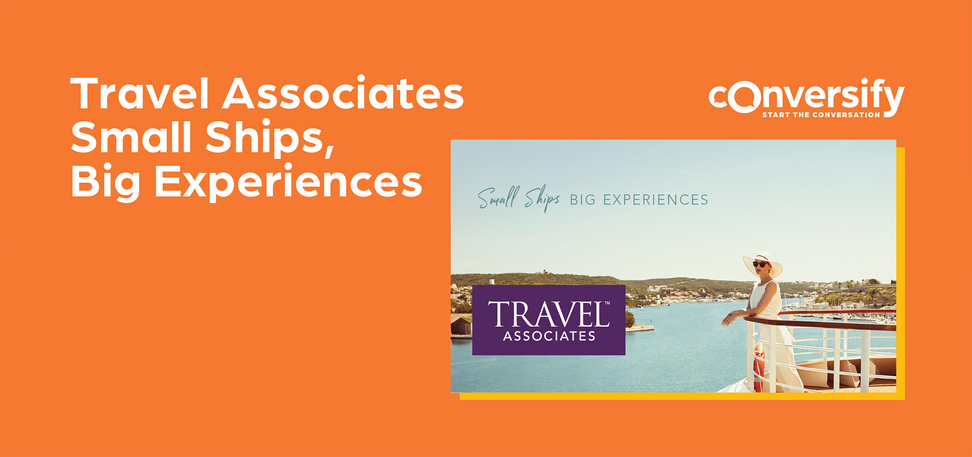 Travel Associates Small Ships Big Experiences Banner